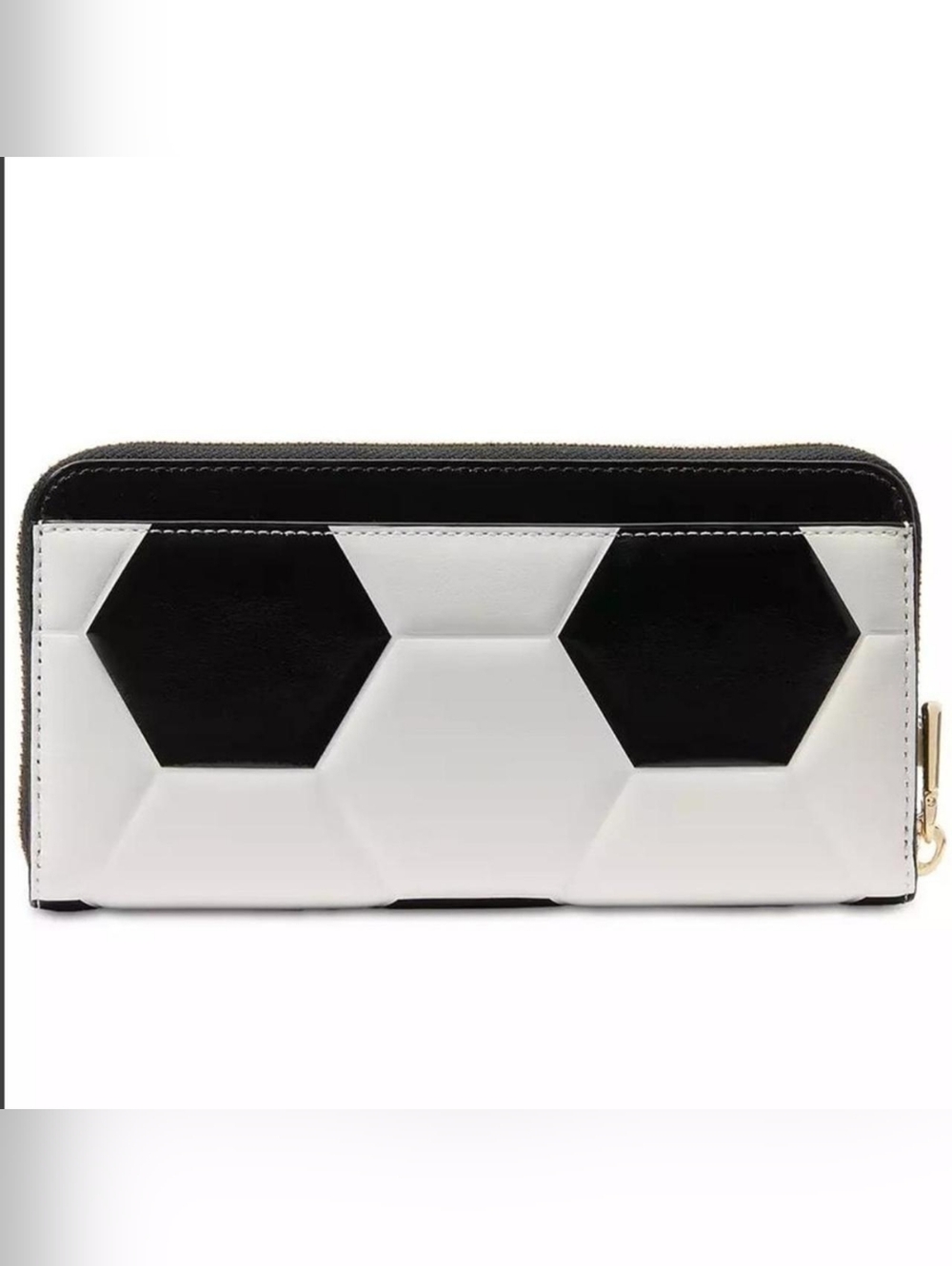 kate spade Rare HTF Kickoff Soccer World Cup Leather Zip Wallet NWT - Picture 2 of 10